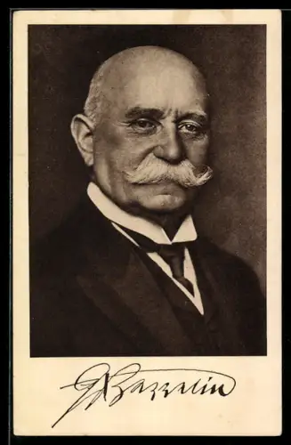 AK Portrait Graf Zeppelin