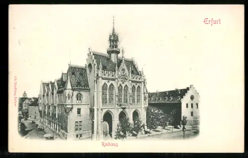 AK Erfurt, Partie am Rathaus