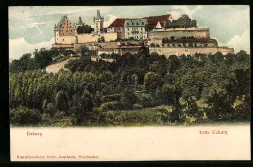 Relief-AK Coburg, Veste Coburg