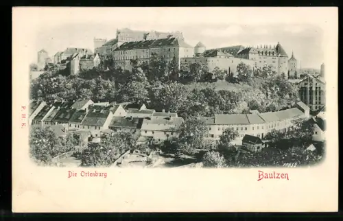 Relief-AK Bautzen, Die Ortenburg