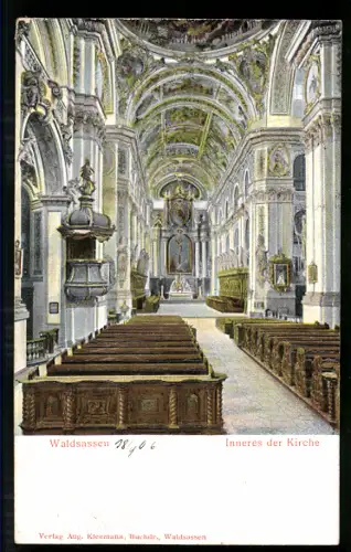 AK Waldsassen, Inneres der Kirche