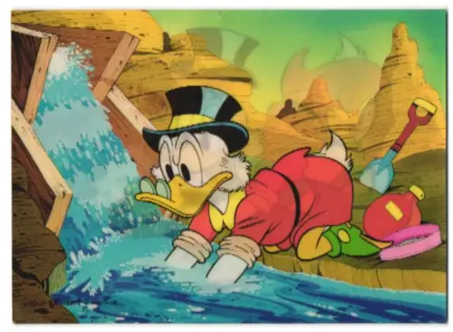 3D-AK Onkel Dagobert sucht Goldnuggets