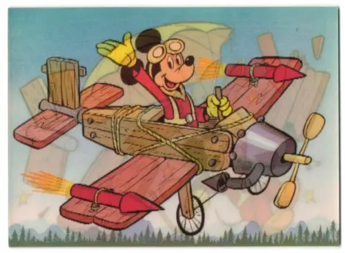 3D-AK Mickeys Flugzeug, Bruchlandung