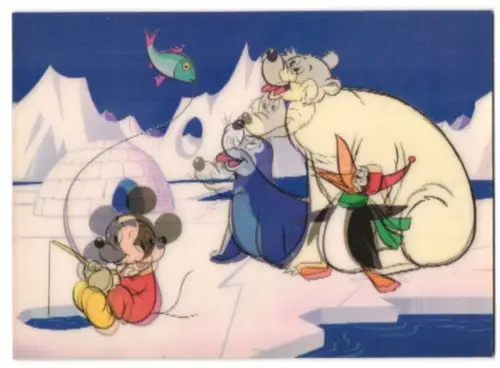 3D-AK Mickey, der Fischer