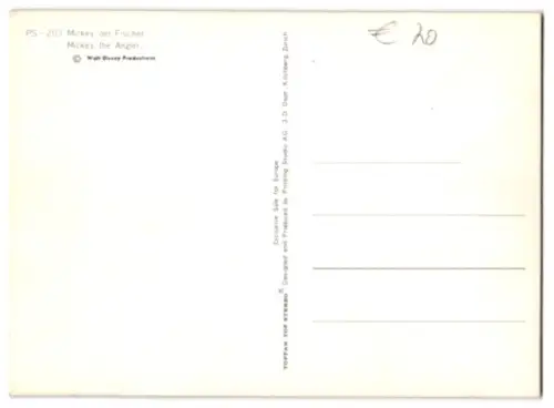 3D-AK Mickey, der Fischer