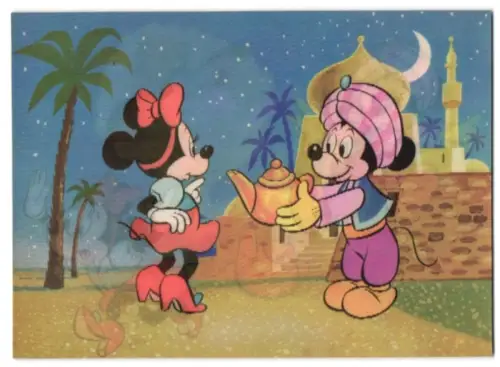 3D-AK Walt Disney, Mickey, Arabische Nächte