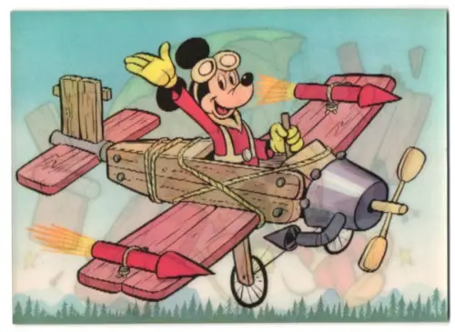 3D-AK Mickeys Flugzeug, Bruchlandung