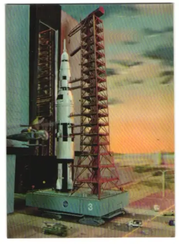 3D-AK Nasa-Rakete an Abschussrampe