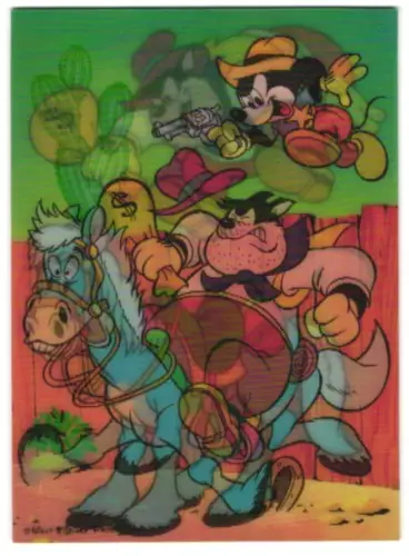 3D-AK Micky Maus jagt einen Geldschrankknacker