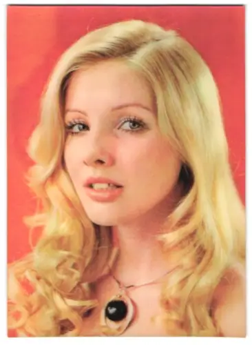 3D-AK Junge Dame zwinkert mit dem Auge