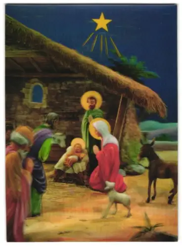 3D-AK Jesus an der Krippe