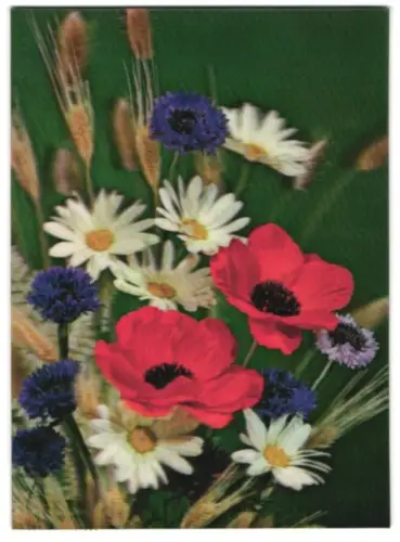 3D-AK Bunte Blumen