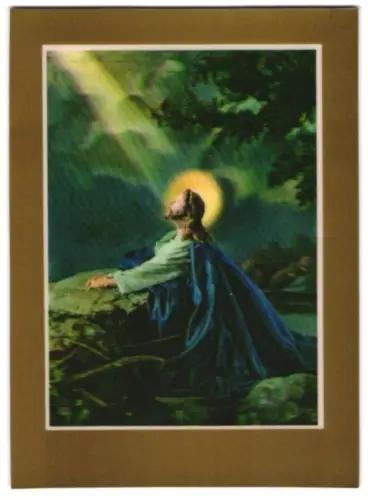 3D-AK Gethsemane, Jesus beim Beten