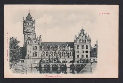 Relief-AK Hannover, Flusswasserkunst