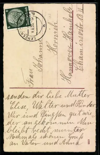 Künstler-AK Catharina Klein: Rote und weisse Rosenblüte