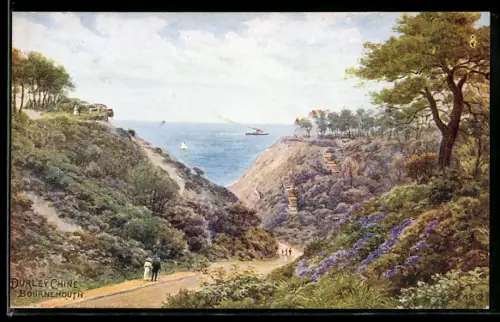 Künstler-AK A. R. Quinton: Bournemouth, Durley Chine