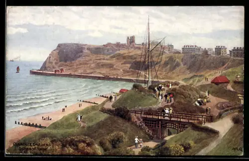 Künstler-AK A. R. Quinton: Scarborough, Clarance Gardens