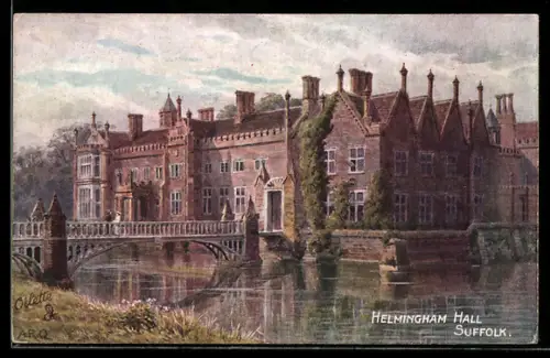 Künstler-AK A. R. Quinton: Suffolk, Helmingham Hall