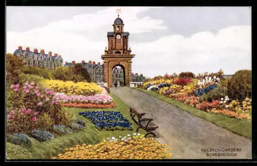 Künstler-AK A. R. Quinton: Scarborough, Holbeck Gardens