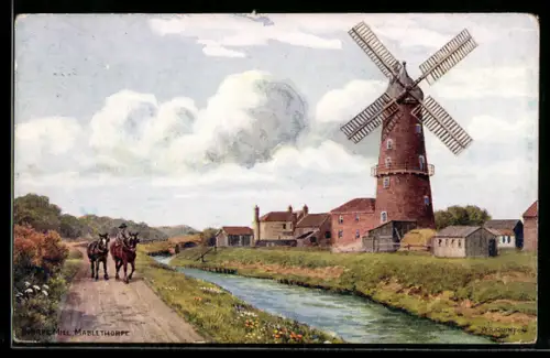 Künstler-AK A. R. Quinton: Mablethorpe, Thorpe Mill