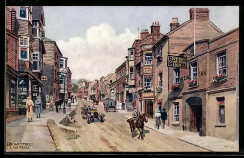 Künstler-AK A. R. Quinton: Lymeregis, Broad Street