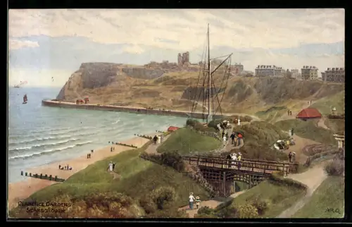 Künstler-AK A. R. Quinton: Scarborough, Clarence Gardens