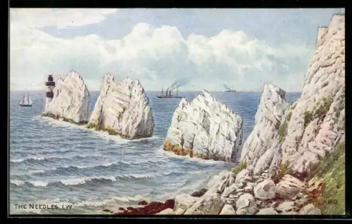 Künstler-AK The Needles, Panorama