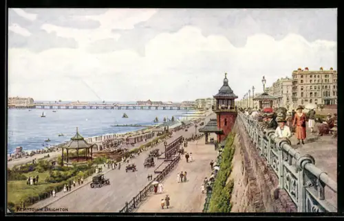 Künstler-AK A. R. Quinton: Kemptown, Panorama