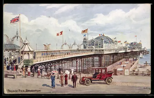 Künstler-AK A. R. Quinton: Brighton, Palace Pier