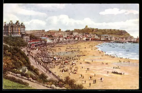 Künstler-AK A. R. Quinton: Scarborough, South Bay