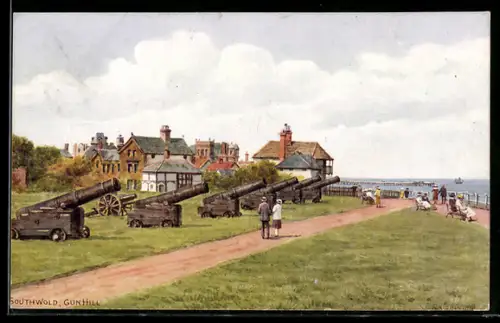 Künstler-AK A. R. Quinton: Southwold, Gunhill