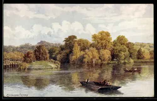 Künstler-AK A. R. Quinton: Cookham Ferry