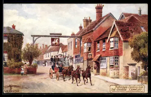 Künstler-AK A. R. Quinton: Crawley, The George