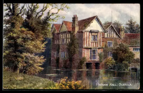 Künstler-AK A. R. Quinton: Suffolk, Parham Hall