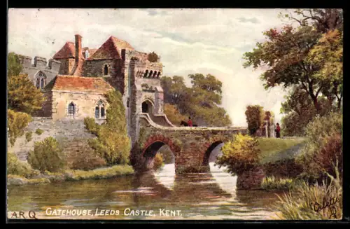 Künstler-AK A. R. Quinton: Kent, Gatehouse of Leeds Castle