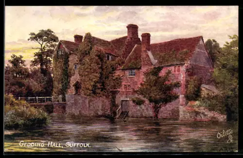 Künstler-AK A. R. Quinton: Suffolk, Gedding Hall