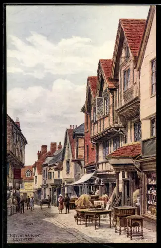 Künstler-AK A. R. Quinton: Coventry, Butchers Row
