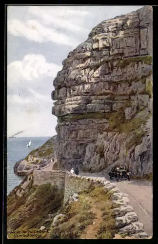 Künstler-AK A. R. Quinton: Llandudno, Marine Drive