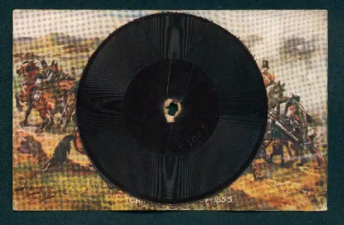 AK Schallplatte von Tuck`s Gramophone Record No. 36, When Jonnie comes Marching Home