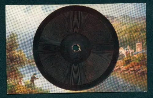 AK Schallplatte von Tuck`s Gramophone Record No. 3, Bonnie Banks of Loch Lomond