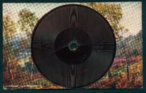 AK Schallplatte von Tuck`s Gramophone Record No. 2, Ye Banks and Braes