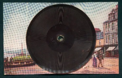 AK Schallplatte von Tuck`s Gramophone Record No.1, Auld Lang Syne