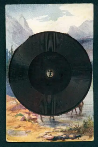 AK Schallplatte von Tuck`s Gramophone Record No. 13, D`ye ken John Peel