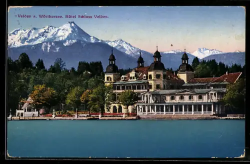 AK Velden a. Wörthersee, Hotel Schloss Velden