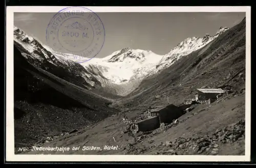 AK Sölden /Ötztal, Tellenbachalpe mit Almhütten