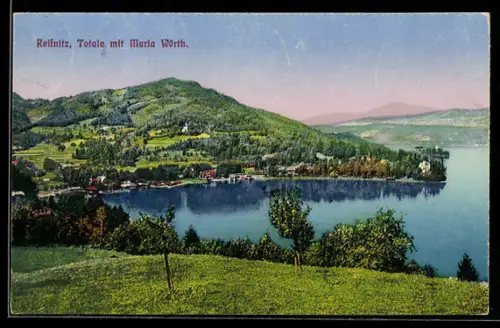 AK Reifnitz, Totale mit Maria Wörth