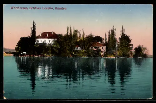 AK Wörthersee /Kärnten, Schloss Loretto