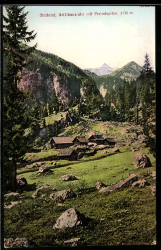 AK Maltatal, Veidlbaueralm mit Preimlspitze