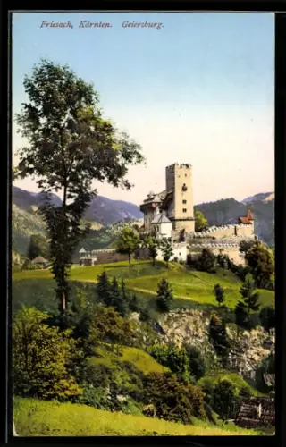 AK Friesach /Kärnten, Burg Geiersburg