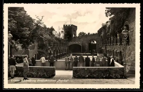 AK Graz, Freilichtbühne auf dem Schlossberg Fidelio